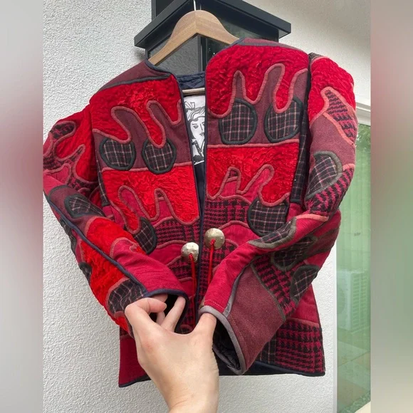 Judith Roberts Patchwork Western Jacket - Picture 7 of 12